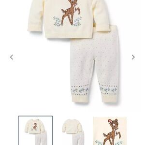Disney Bambi Baby Outfit - Cream